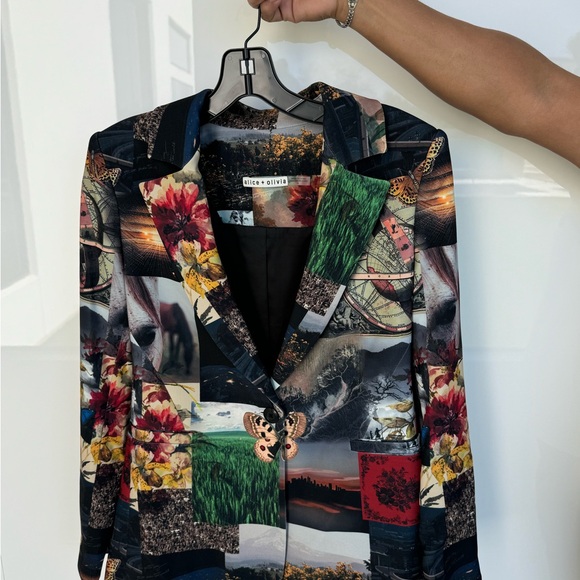 AlICE AND OLIVIA!!! MACEY BLAZER - Picture 4 of 10